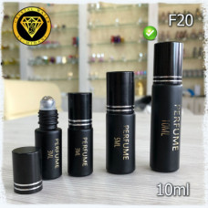 Флакон Масляный для разливных духов F20-10ml Стеклянный флакон крашенный с железным шариком (ящик 600 шт , пачка 12 шт)