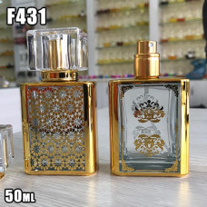 Флакон Парфюмерный для разливных духов f431-50ml Флакон с распылителем (4шт в пачке, 12шт в ящике)
