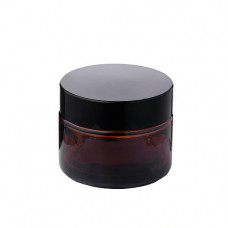 Стеклянная косметическая банка 79R-SSYCGL50 темная 50ml