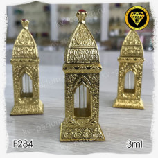 Флакон Масляный для разливных духов F284-3ml Флакон с кисточкой. Железный.