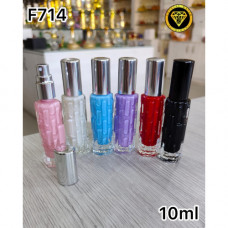 Флакон Парфюмерный для разливных духов F714-10ml (В пачке 12шт ,В ящике 480 шт)