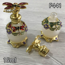 Флакон Масляный для разливных духов f441-15ml Флакон с кисточкой (ящик 510 штук )
