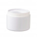 Пластиковая косметическая банка 19R-8004 белая 50ml
