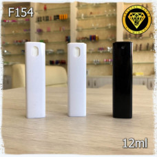 Флакон Парфюмерный для разливных духов f154-12ml. Флакон парфюмерный стеклянный. (В пачке 12 шт,в ящике 144шт )