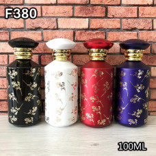 Флакон Парфюмерный для разливных духов f380-100ml Пломбирующийся флакон - одноразовый (В пачке 12 шт,в ящике 72шт )