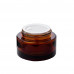 Стеклянная косметическая банка 79R-SHX-002 темная 50ml