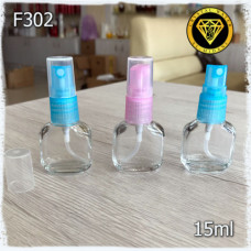 Флакон Парфюмерный для разливных духов F302-15ml Флакон парфюмерный стеклянный