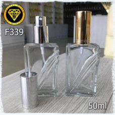 Флакон Парфюмерный для разливных духов f339-50ml Флакон спрей стеклянный (В пачке 12 шт,в ящике 96шт )