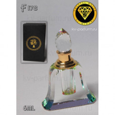 Флакон Масляный для разливных духов f178-6ml. Флакон хрустальный.