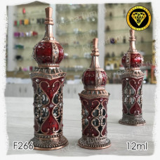 Флакон Масляный для разливных духов F266-12ml Флакон с кисточкой. Железный.