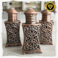 Флакон Масляный для разливных духов F289-3ml Флакон с кисточкой. Железный.