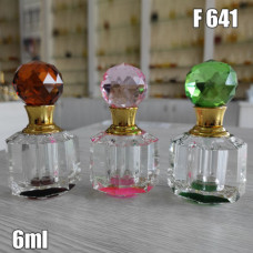 Флакон Масляный для разливных духов f641-6ml Хрустальные с кисточкой
