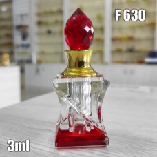 Флакон Масляный для разливных духов f630-3ml Хрустальные с кисточкой