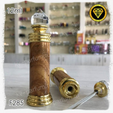 Флакон Масляный для разливных духов F285-12ml Флакон с кисточкой. Железный.