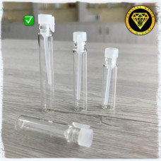 Флакон Масляный для разливных духов f231-2ml. Флакон (фиолка) с кисточкой. Именуемая так же пробником.