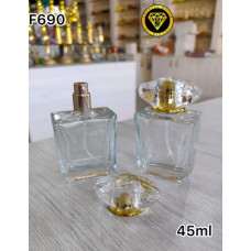 Флакон Парфюмерный для разливных духов F690-45ml (В пачке 12шт, В Ящике 120шт)