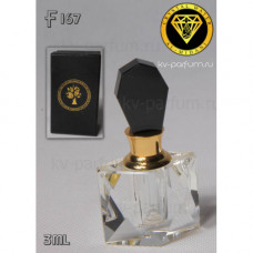 Флакон Масляный для разливных духов f167-3ml. Флакон хрустальный.