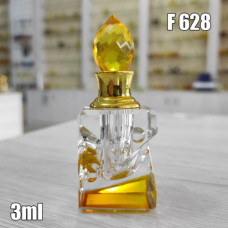 Флакон Масляный для разливных духов f628-3ml Хрустальные с кисточкой
