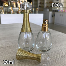 Флакон Парфюмерный для разливных духов f208-20ml Флакон стеклянный парфюмерный