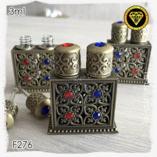 Флакон Масляный для разливных духов F276-3+3ml Флакон с кисточкой. Железный.
