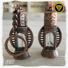 Флакон Масляный для разливных духов F279-3ml Флакон с кисточкой. Железный.