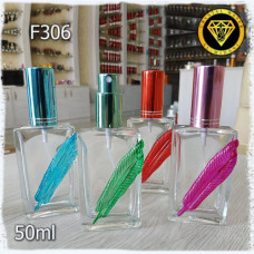 Флакон Парфюмерный для разливных духов F306-50ml Флакон парфюмерный спреевый (В пачке 12 шт,в ящике 120шт )
