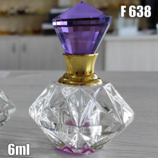 Флакон Масляный для разливных духов f638-6ml Хрустальные с кисточкой