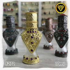 Флакон Масляный для разливных духов F272-10ml Флакон с кисточкой. Железный.